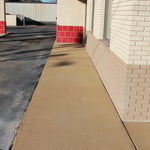 Hallmark System sidewalk after