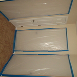 Sealing off rooms with 6mil pstic