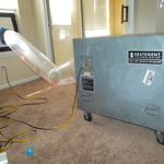 Negative air machine setup