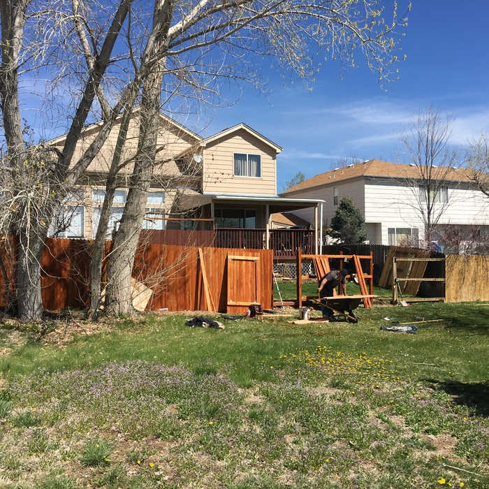 New fence
