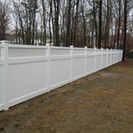 Lattice Top Vinyl Fence