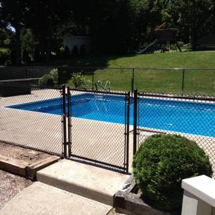 chain link walk gate