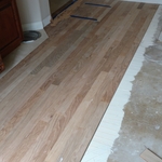 wood over concrete