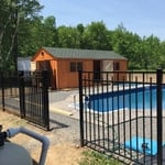 Aluminum pool fence