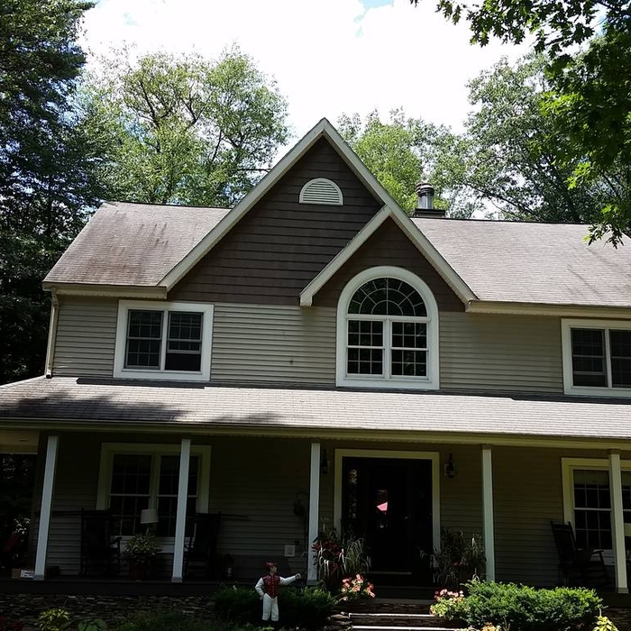 Cedar shake siding