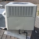 Side view of new Trane!