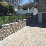 Interlock Wall and Driveway.