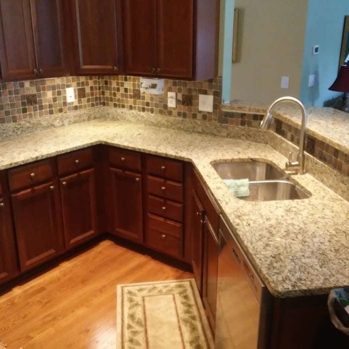 Finished kitchen