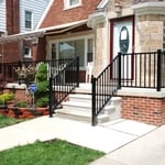 Front Porch Rail and Step Rail