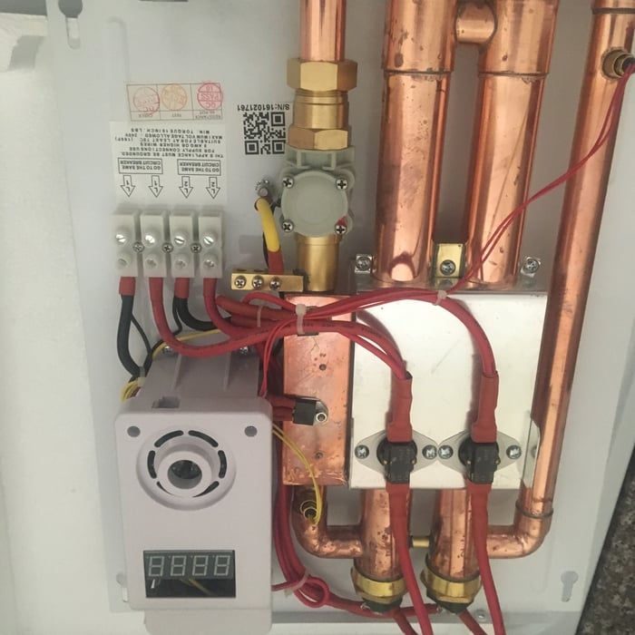 Inside 18kw tankless water heater