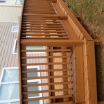 Deck staining