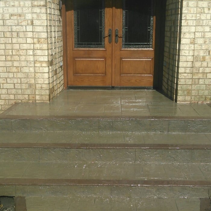 Stamped overlay