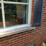 Exterior wood rotted