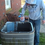 Coil Cleaner At Work