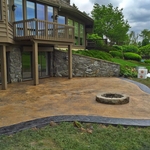 Stamped Patio/Fire pit