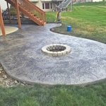 Stamped Patio/Fire pit