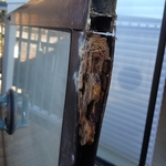 Rusty Sliding Glass Door Rollers