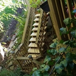 Completed deck staircase.