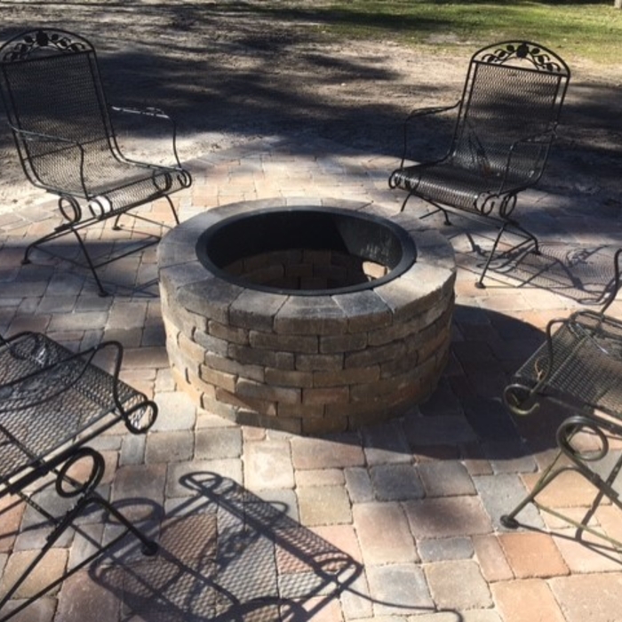 Custom Small Bock Fire Pit