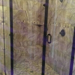 Master shower