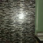 Restroom wall