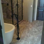 Master shower