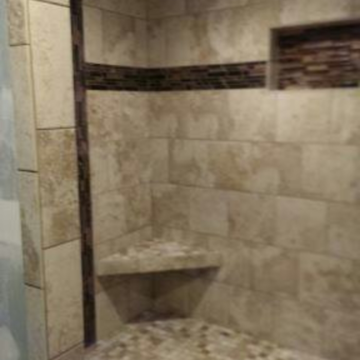 Downstairs shower