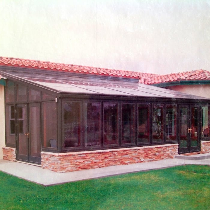 After photo of a Four Seasons Sunroom system 4
