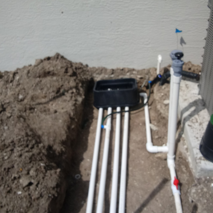 piping to electric valves