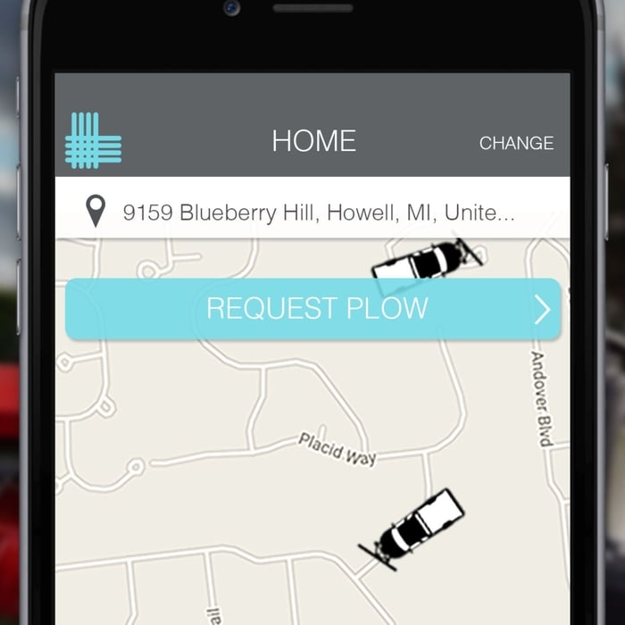 On-Demand Lawn Mowing and Snow Plowing