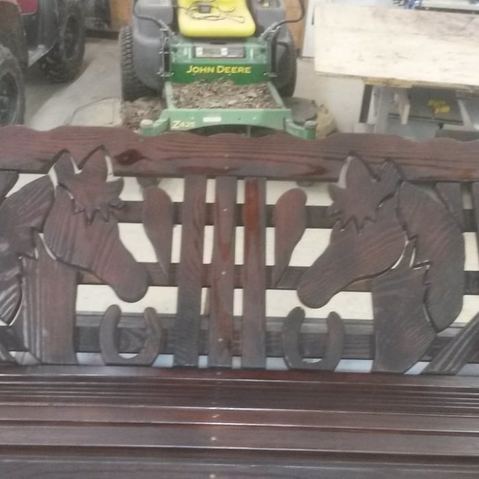 custom porch swing