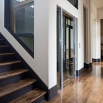 Home Elevator with Glass