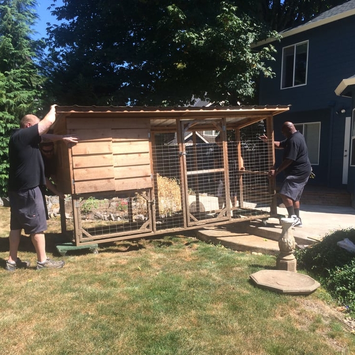 Got a chicken coup? We can move it!