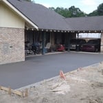 Finisng the patio
