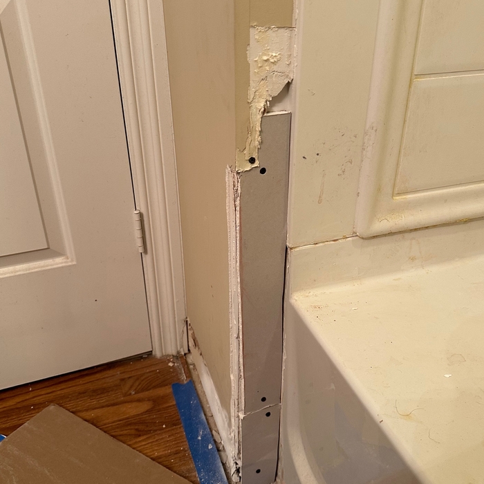 Bathroom Drywall Repair