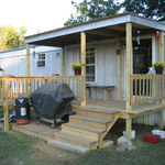 Deck with Patio and Roof