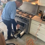 Scott working the air sled