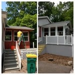 Exterior home and porch