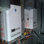 Navien combination gas boiler install