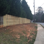 6 foot tall shadow box fence