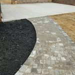 Stone Paver Sidewalk