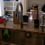 Kitchen sink and faucet