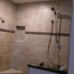 Master shower