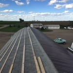 Qounset metal roof installation