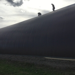 Qounset metal roof installation