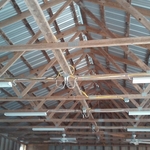 Installation of lighting in Work Shop