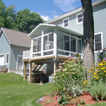 Raised A-Frame Sunroom