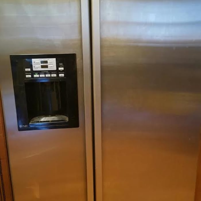 Fridge before cleaning