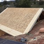 Roof framing where addition ties into the existing