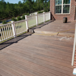 we used walnut synthetic boards with no screws!